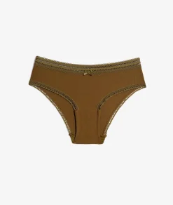 Etam Lace Detail Boyshort GREEN Cheap