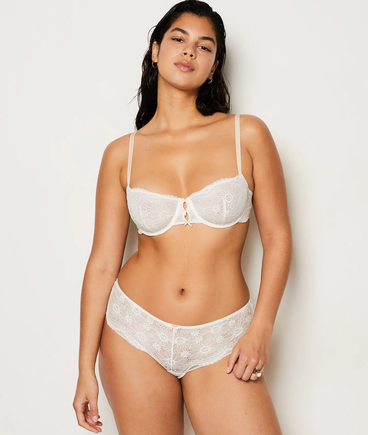 Etam Lace Hipster ECRU New