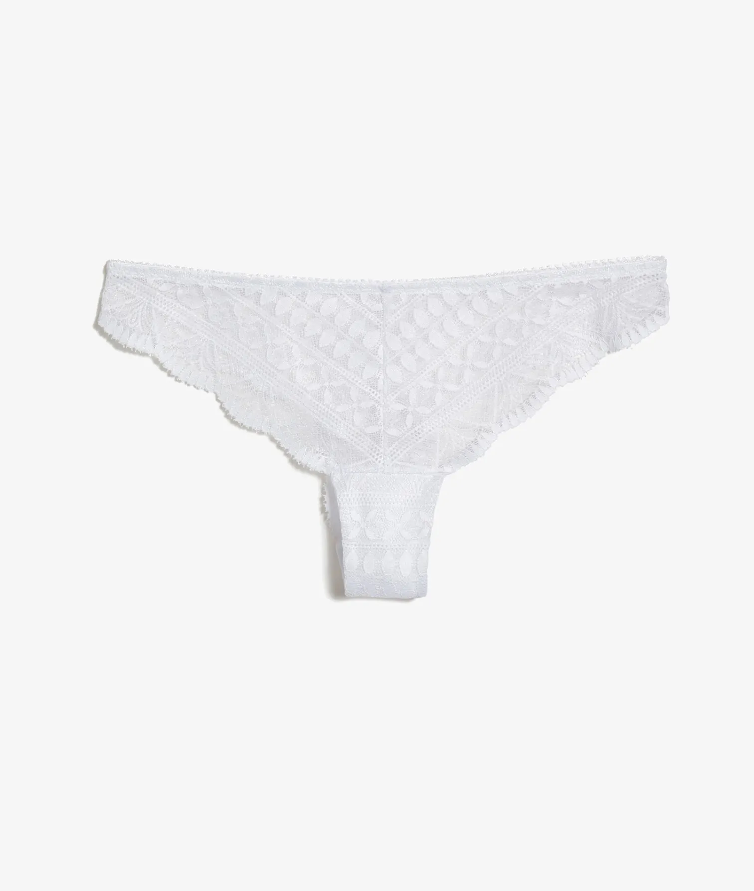 Etam Lace Tanga BLANC Best