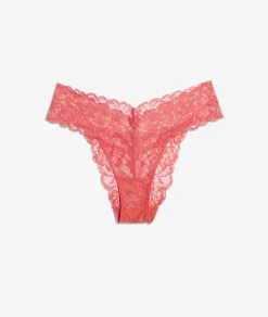 Etam Lace Tanga PEACH Outlet