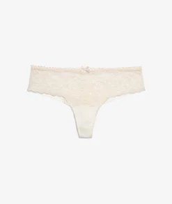 Etam Lace Tanga ECRU Best