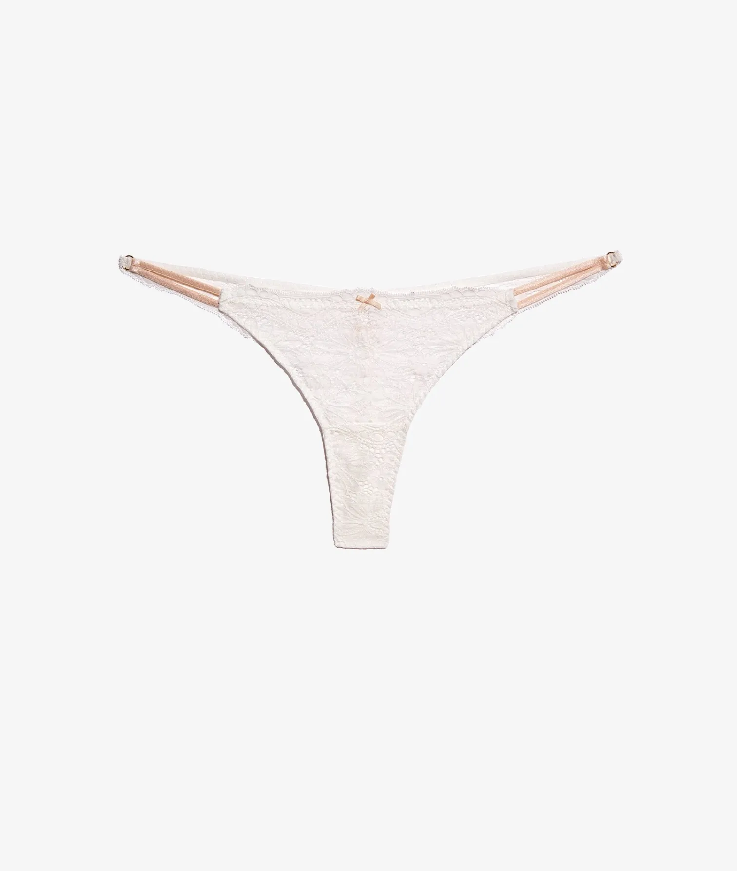 Etam Lace Tanga ECRU Sale