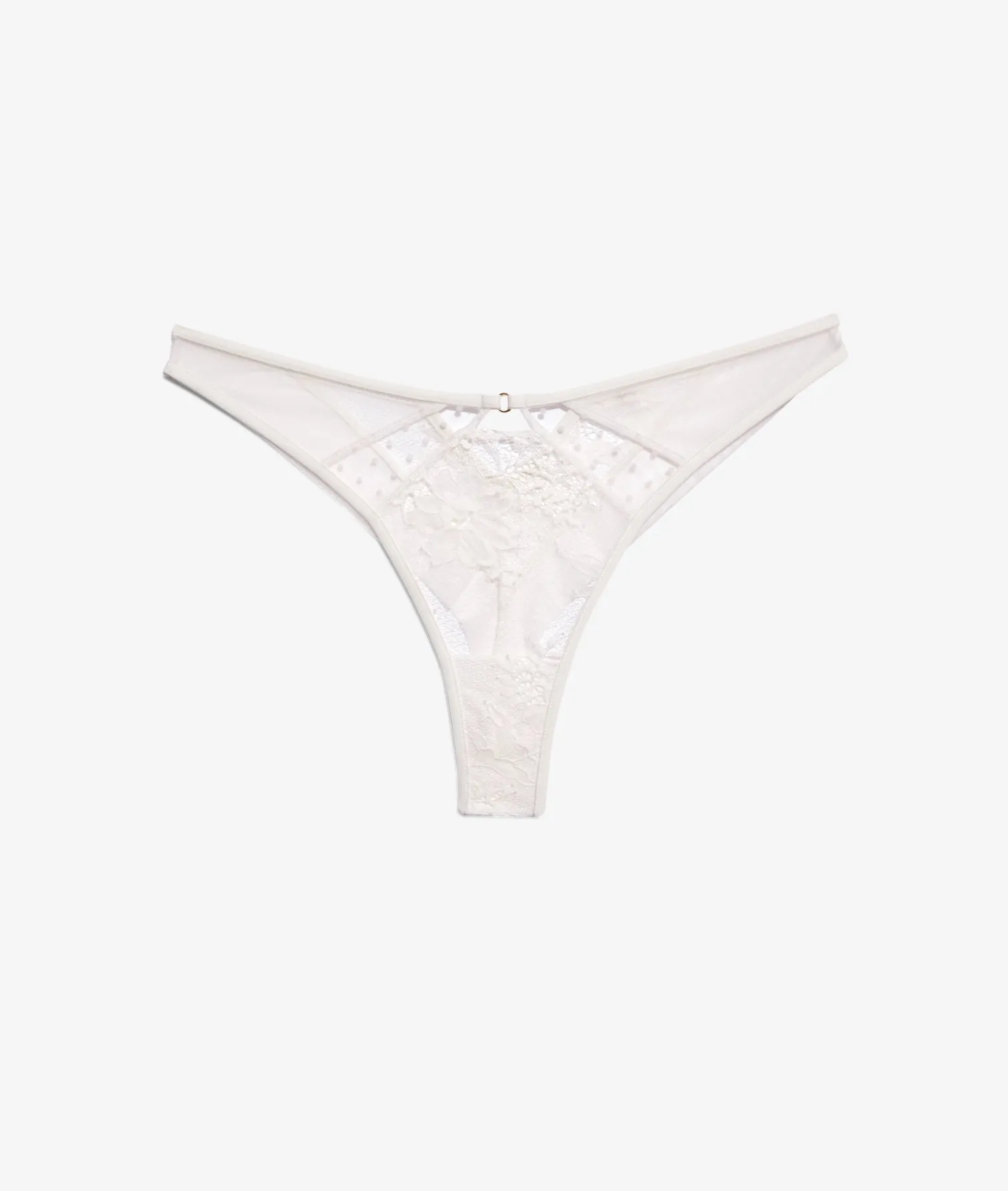 Etam Lace Tanga ECRU New