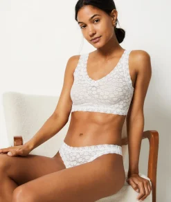 Etam Lace Tanga ECRU Fashion