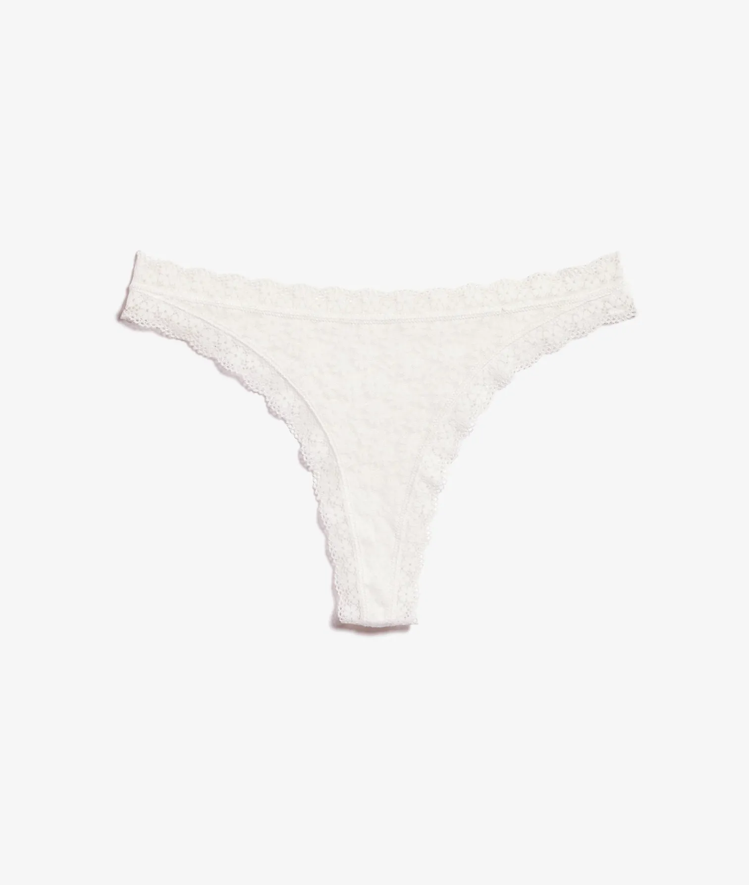 Etam Lace Tanga ECRU Fashion