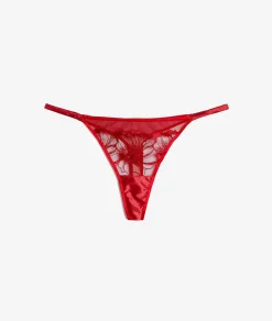 Etam Lace Thong RED Shop