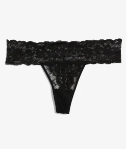 Etam Lace Thong NOIR Fashion