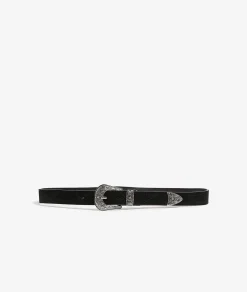 Etam Leather Belt BLACK Shop
