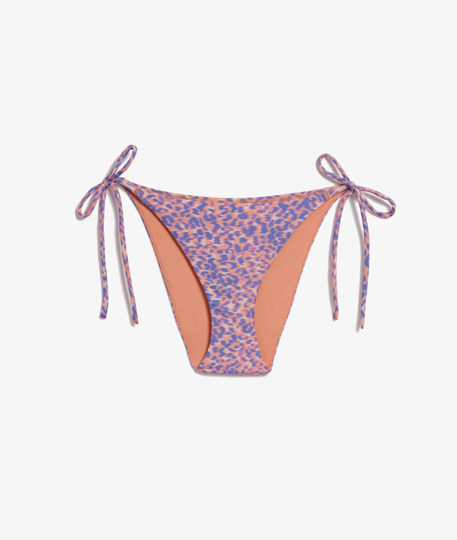 Etam Leopard Print String Bikini Bottoms MAUVE Store