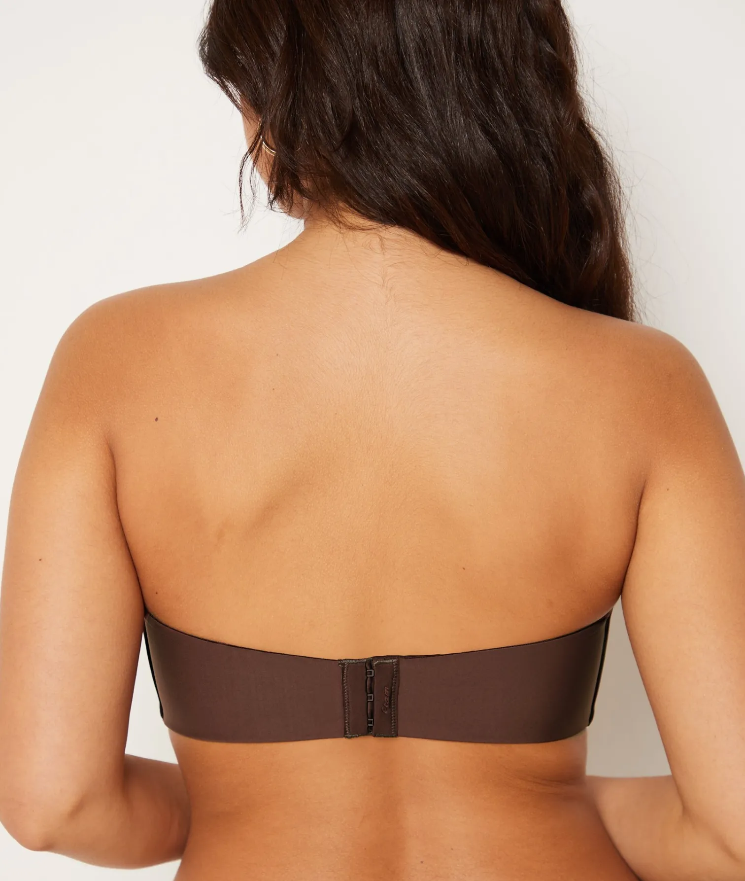 Etam Lightly Lined Bra with Removable Straps, C-E cup CHOCOLAT Flash Sale
