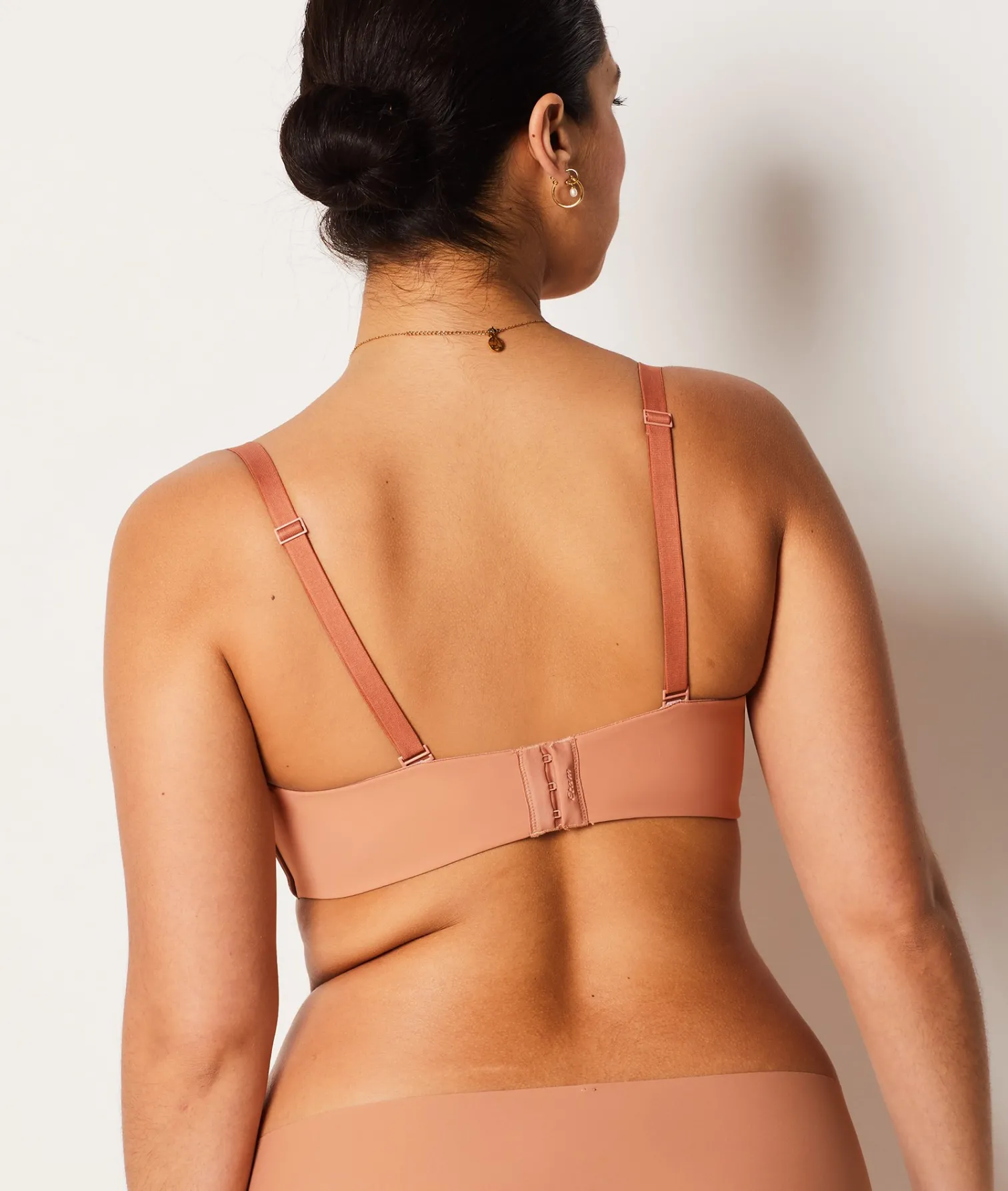 Etam Lightly Lined Bra With Removable Straps, C-Cup BLUSH Online