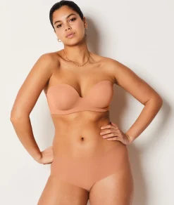 Etam Lightly Lined Bra With Removable Straps, C-Cup BLUSH Online