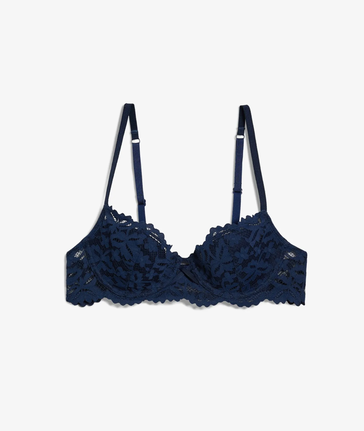 Etam Lightly Lined Demi Bra MARINE Fashion