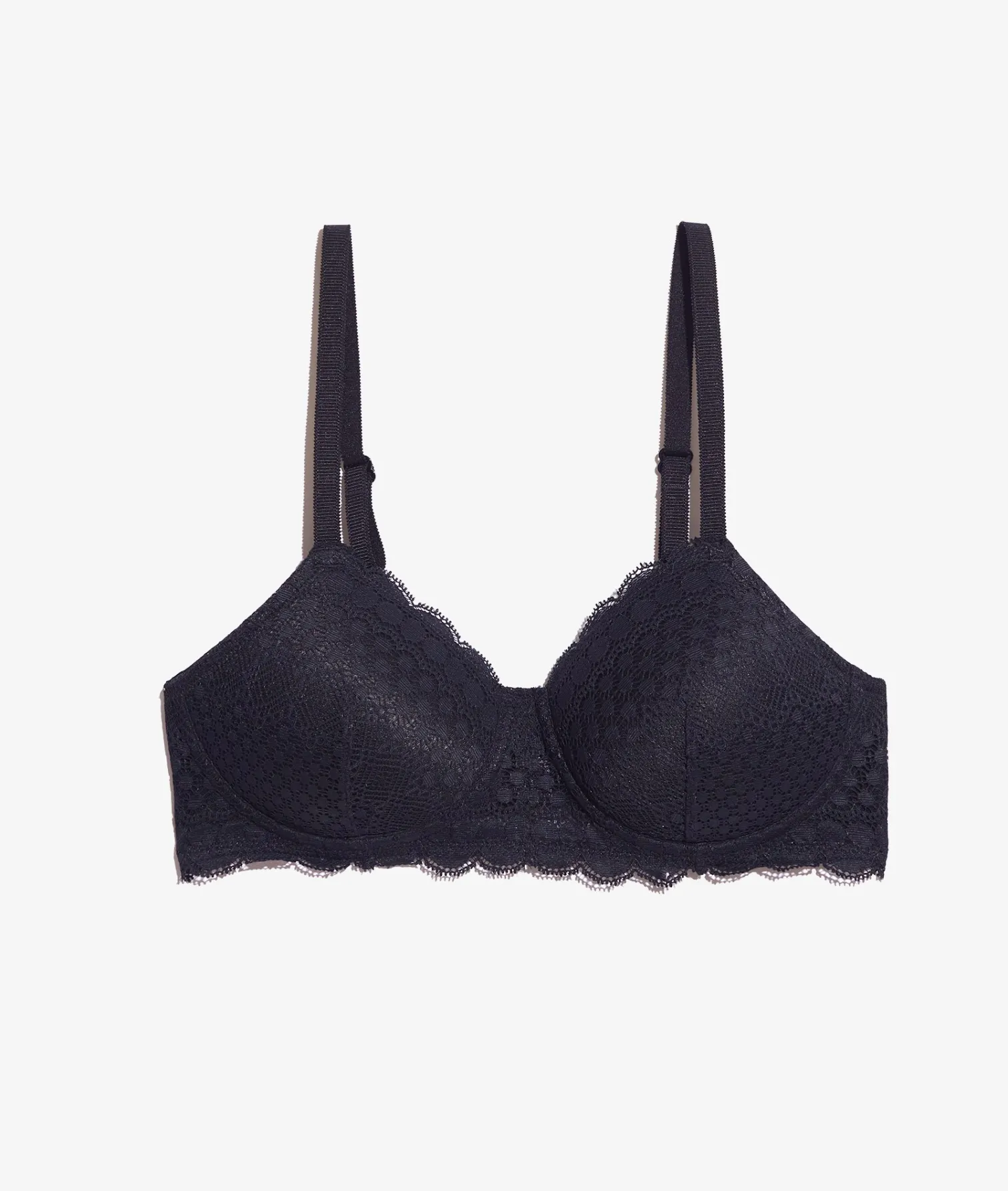 Etam Lightly Lined Post-Mastectomy Bra BLACK New