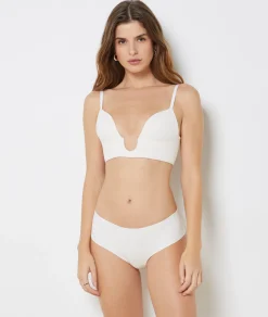 Etam Lightly Lined Wireless Bra ECRU Cheap