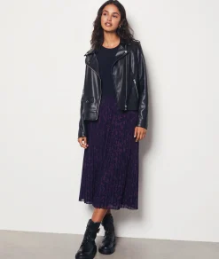 Etam Long Patterned Skirt VIOLETPRINTEDIMP. Flash Sale