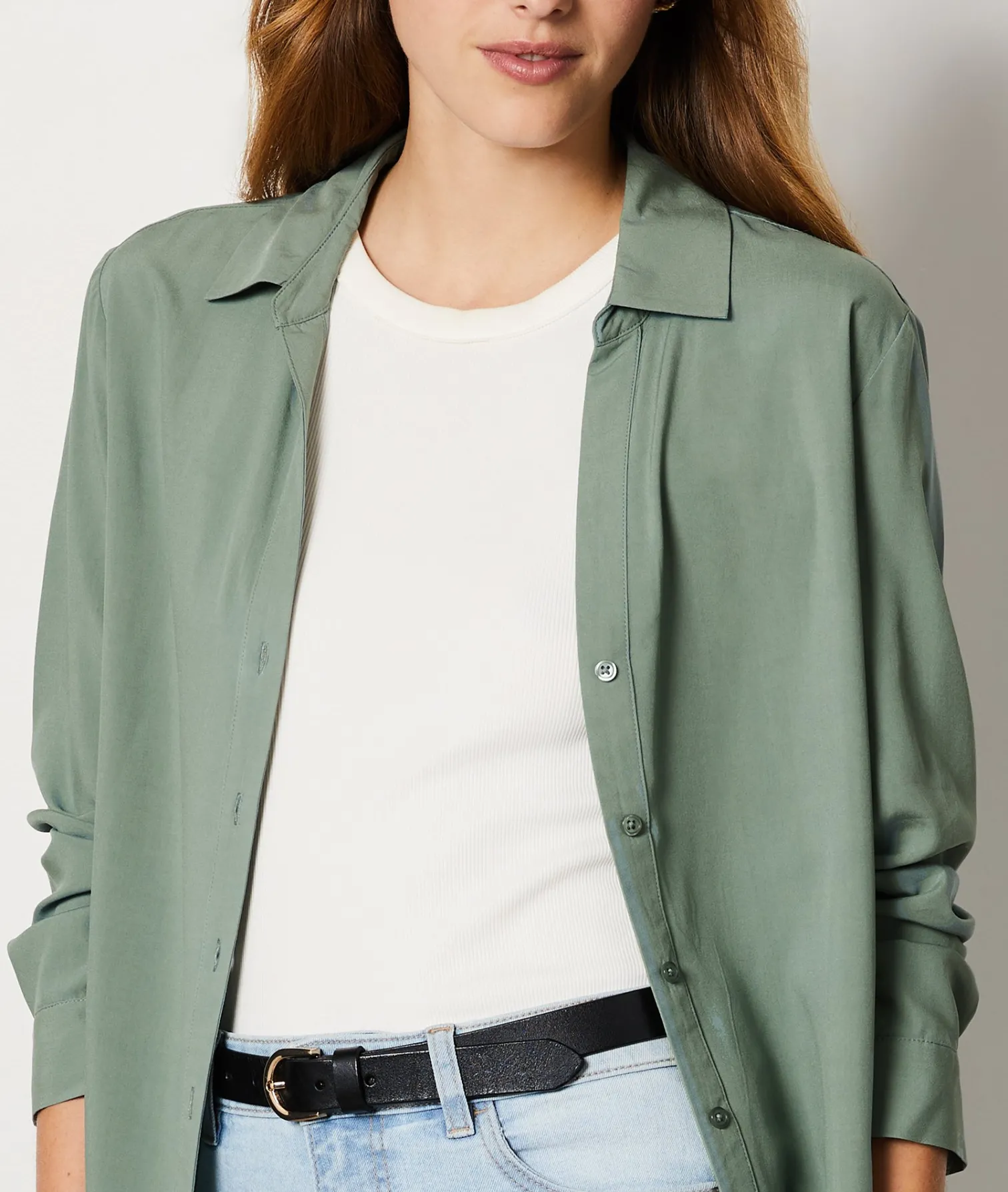 Etam Long-sleeved shirt KHAKI Store