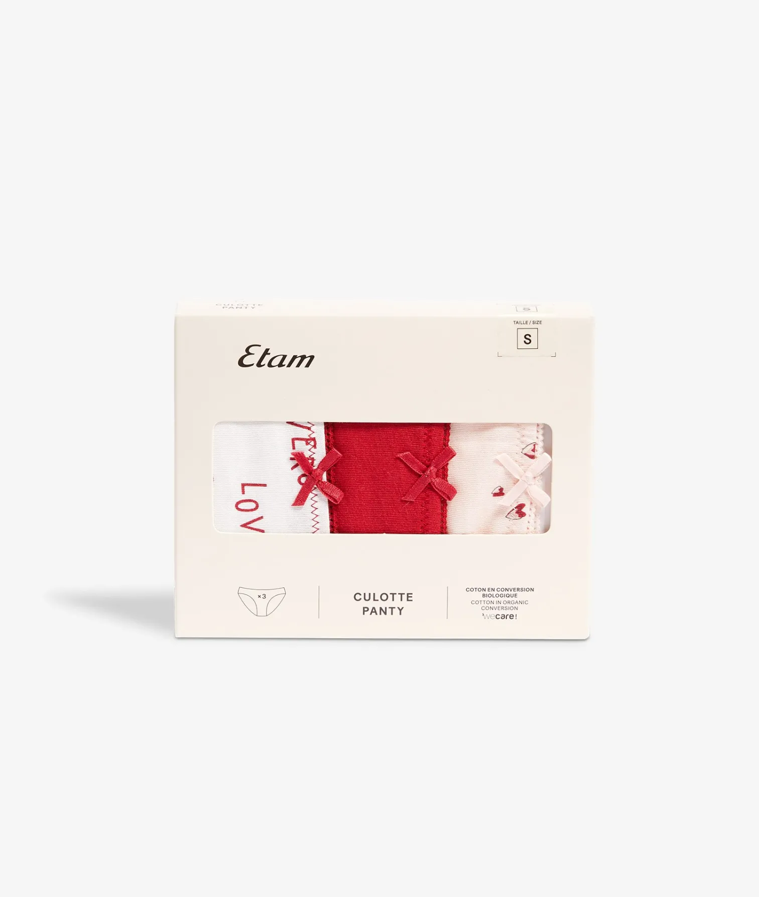 Etam Lot de 3 culottes en coton CARDINAL Sale