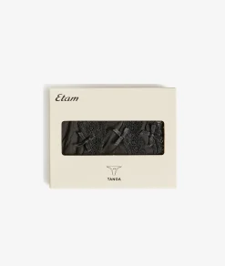 Etam Lot de 3 tangas en microfibre et dentelle NOIR Shop