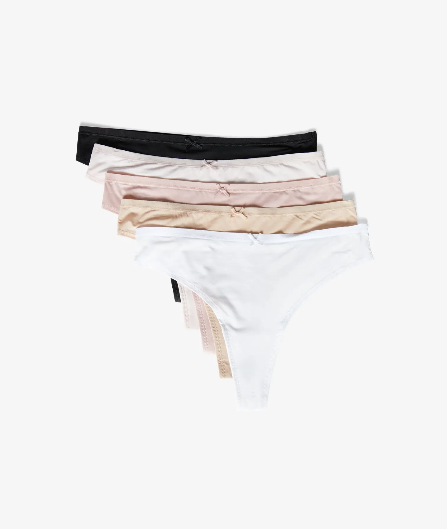 Etam Lot de 5 tangas en microfibre MULTICOLORE Flash Sale