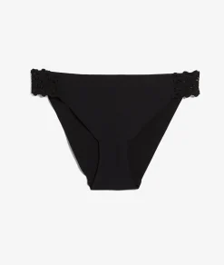 Etam Microfiber And Lace Bikini BLACK Outlet