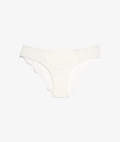 Etam Microfiber And Lace Hipster PEARL Online