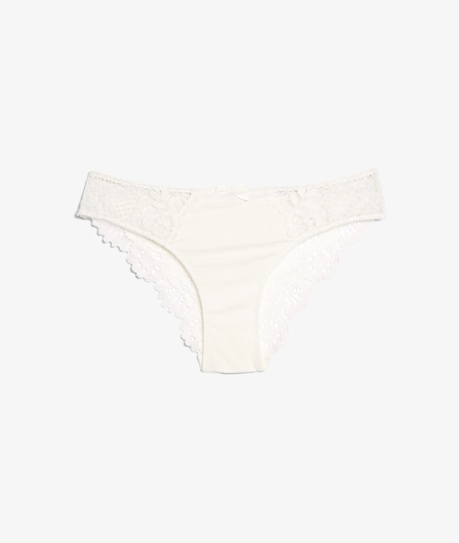 Etam Microfiber And Lace Hipster PEARL Online