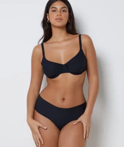Etam Microfiber Balconette Bra BLACK Best Sale