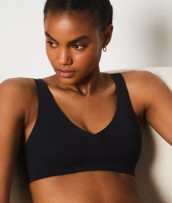 Etam Microfiber Bralette BLACK Best
