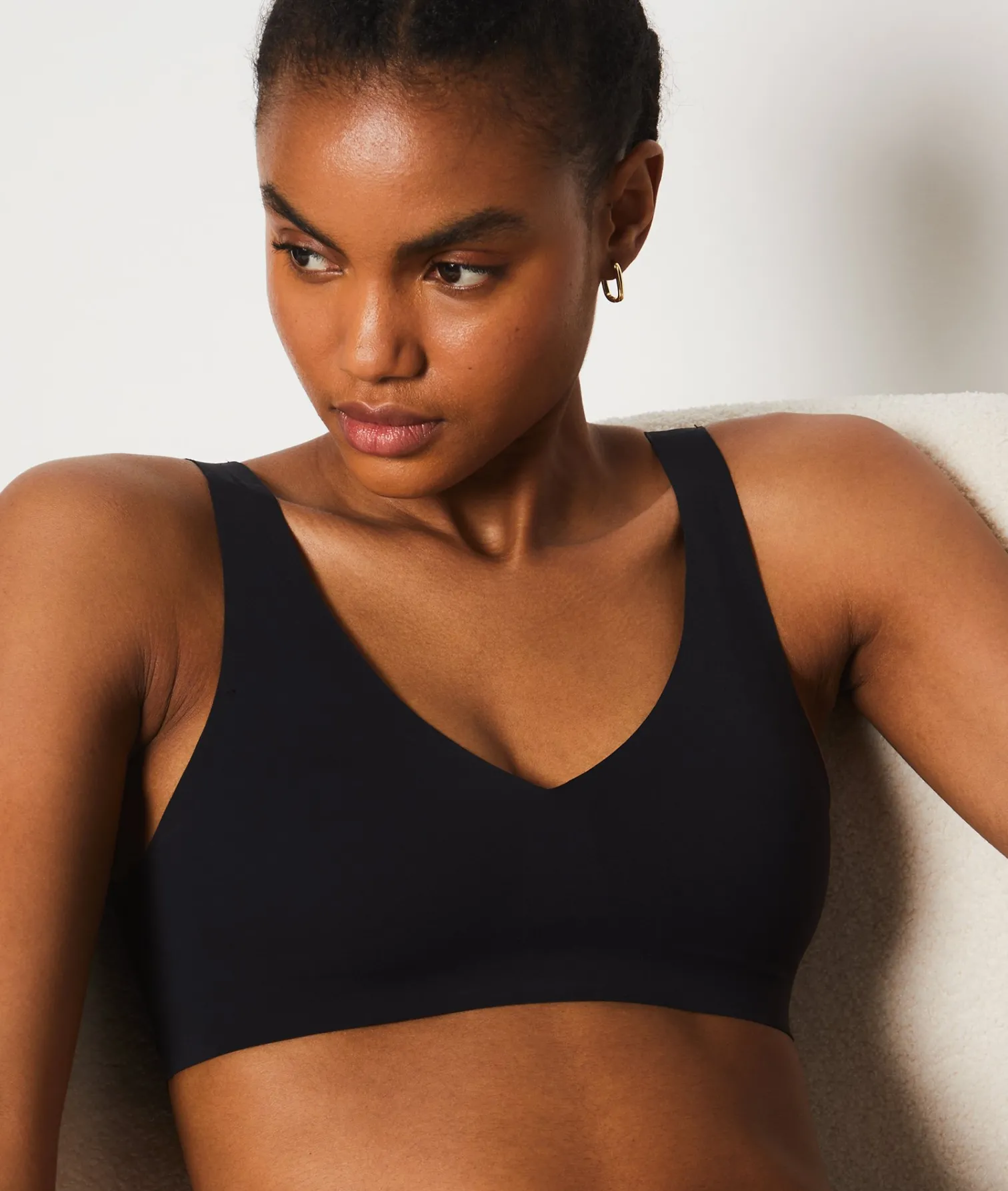 Etam Microfiber Bralette BLACK Best