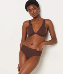 Etam Microfiber Hipster CHOCOLATE Cheap