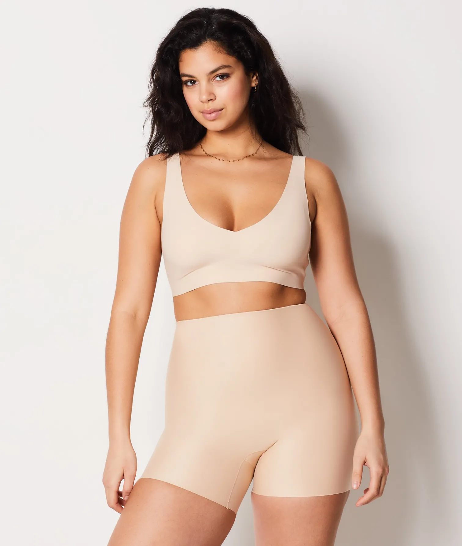 Etam Mid-Thigh Short - Firm Control NUDE Cheap
