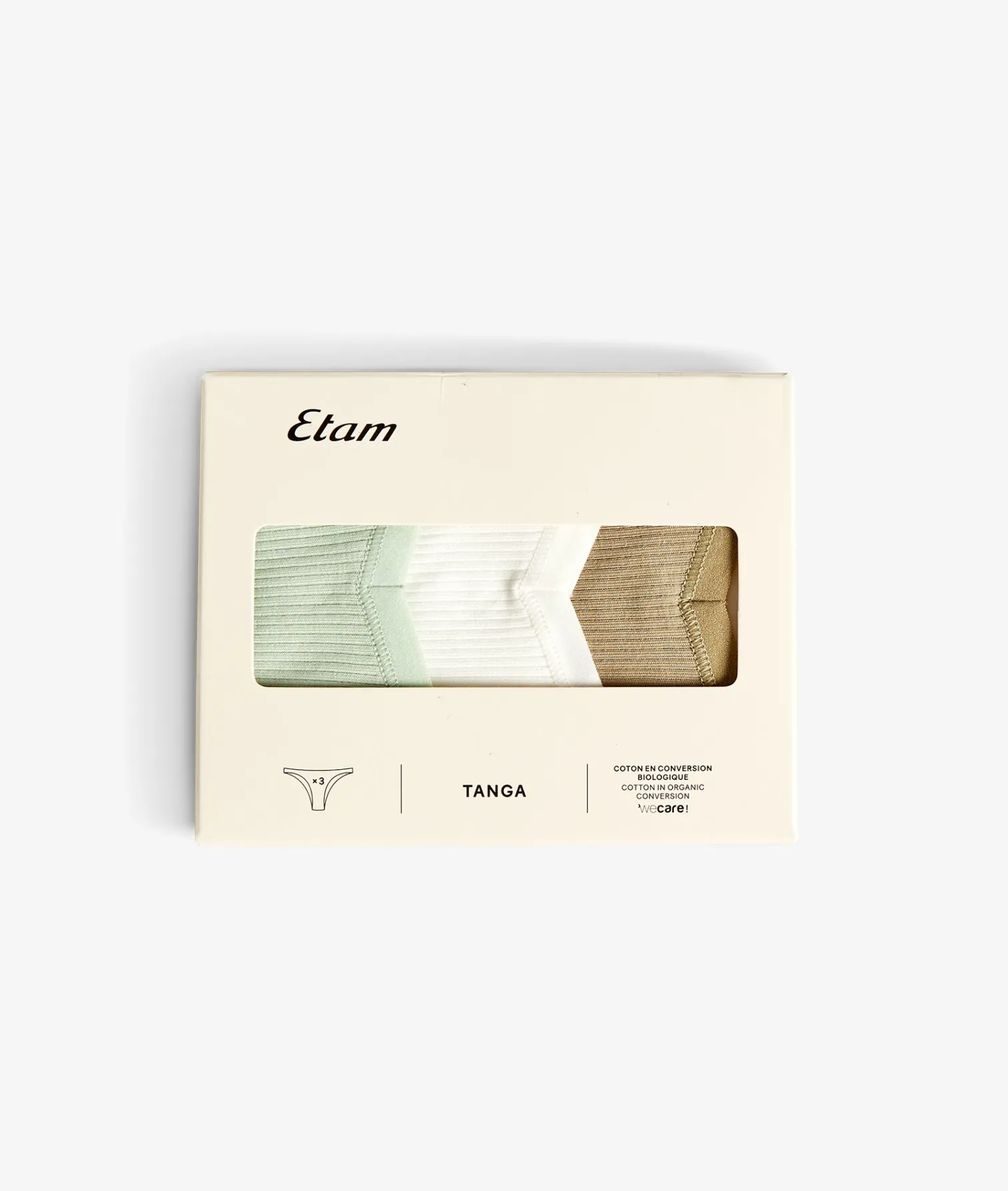 Etam Multipack Tanga KHAKI Flash Sale