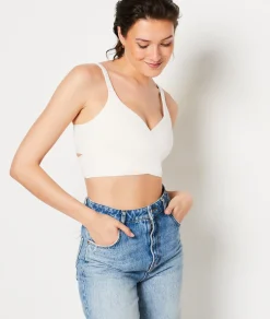 Etam No Bra Effect Bralette ECRU Sale