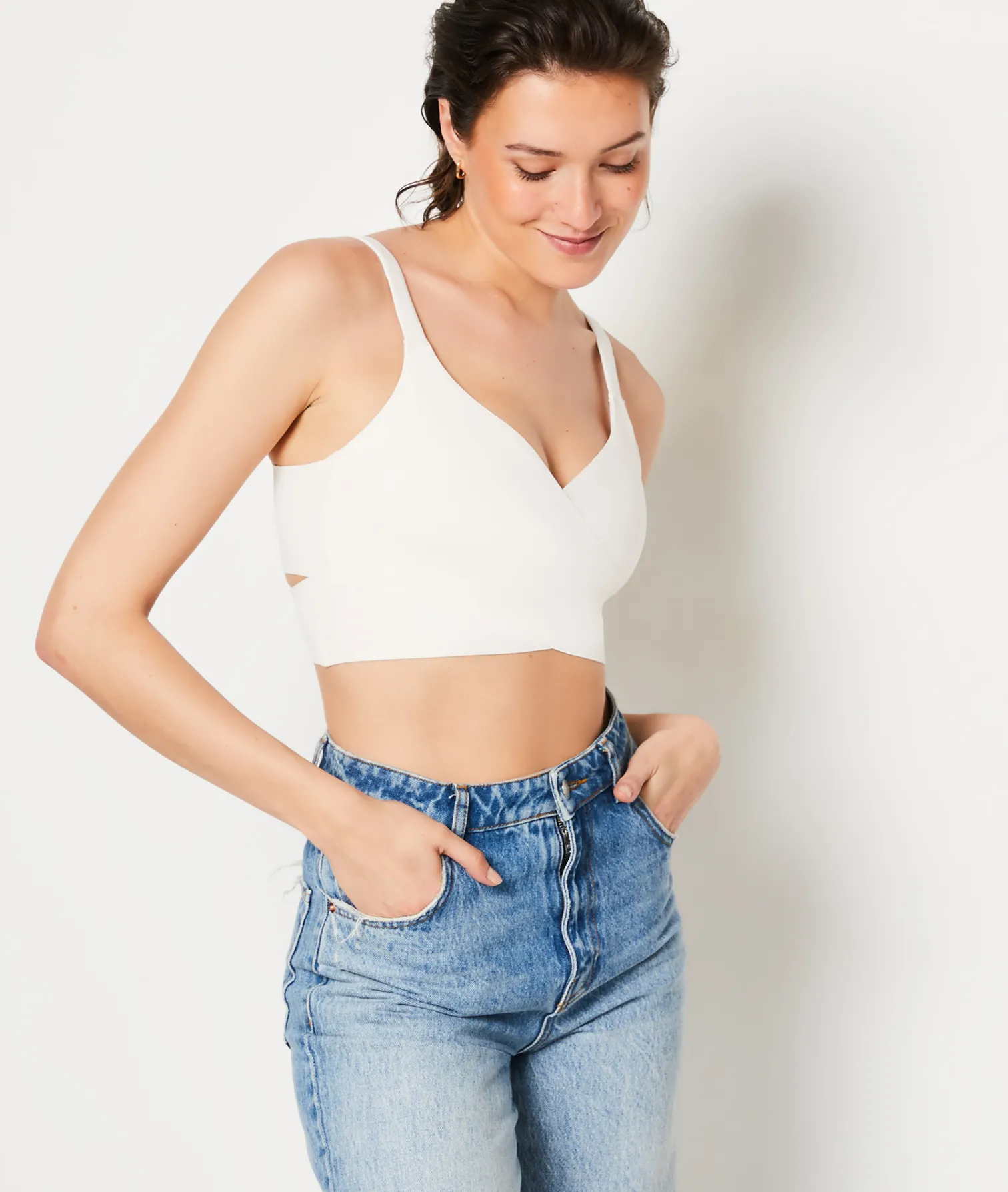 Etam No Bra Effect Bralette ECRU Sale