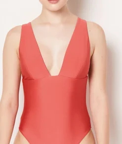 Etam One-Piece Swimsuit TERRACOTTA Sale