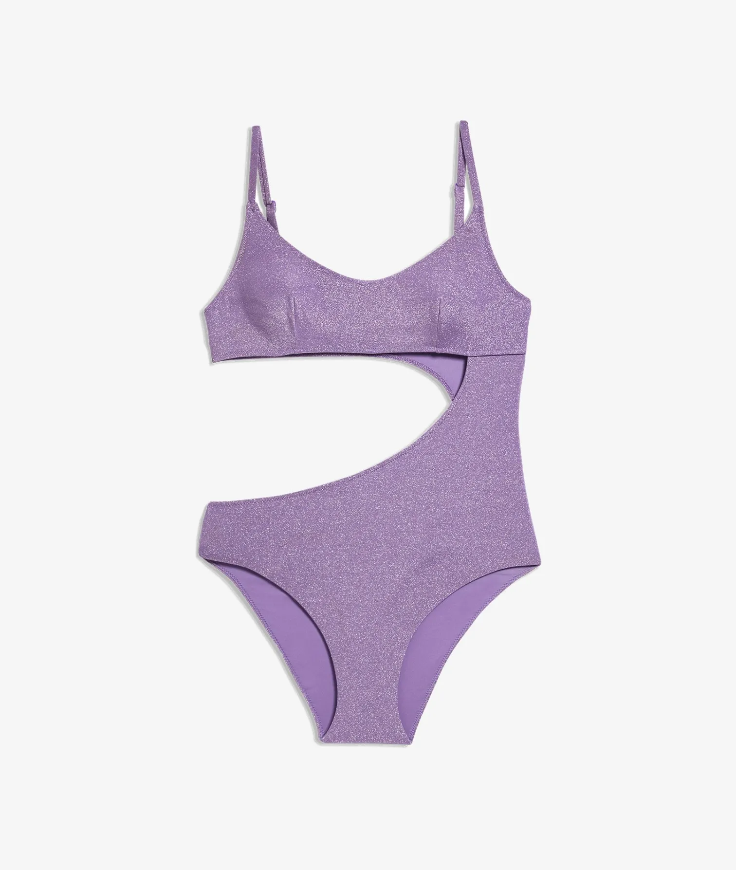 Etam One-Piece Swimsuit with Iridescent Side Cut-Outs PARMA Best Sale