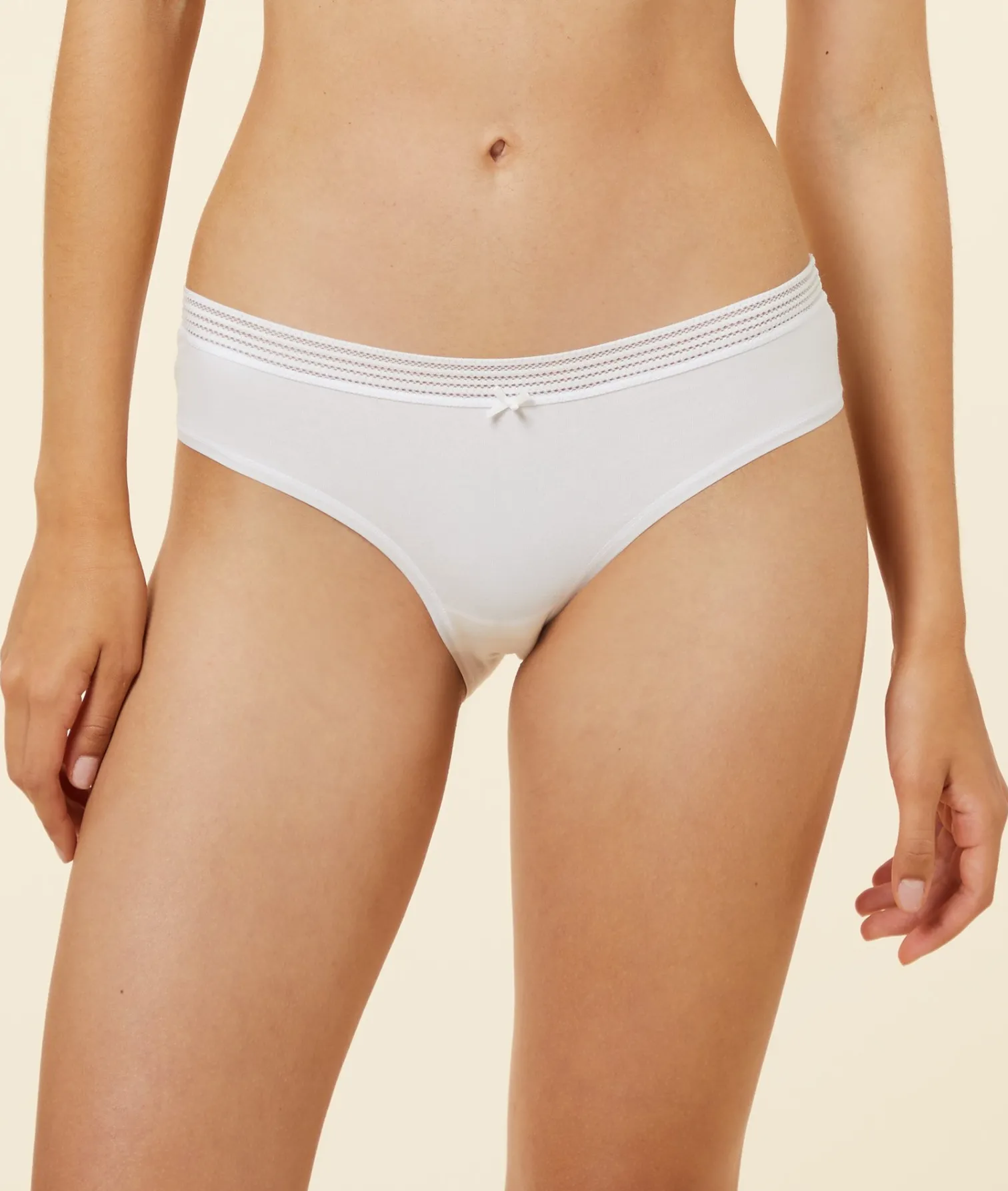 Etam 3-Pack of Cotton and Lace Briefs MULTI-COLOUR Flash Sale