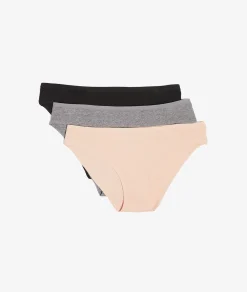 Etam 3-Pack of Cotton Briefs MULTICOLOR Sale