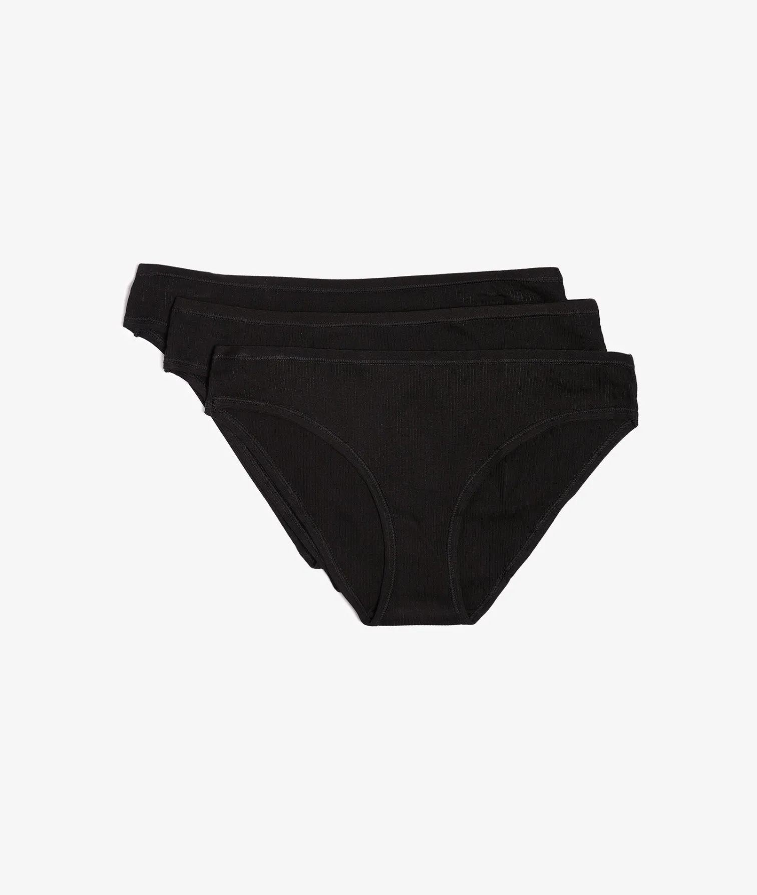 Etam 3-Pack of Cotton Briefs NOIR Flash Sale