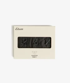 Etam 3-Pack of Microfiber and Lace Briefs NOIR Cheap