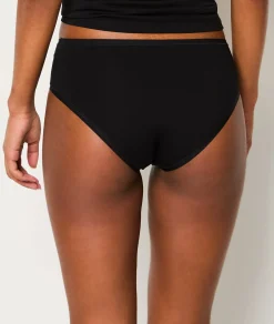 Etam 3-Pack of Organic Cotton Shorties BLACK Store
