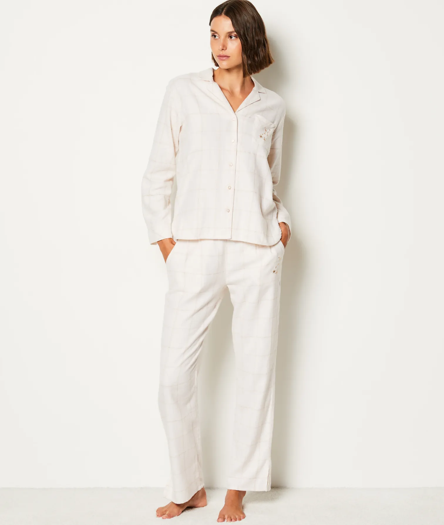 Etam Pantalon de pyjama à carreaux LIN Fashion