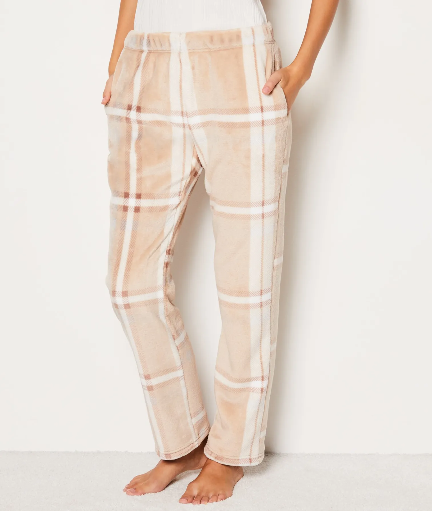 Etam Pantalon de pyjama à carreaux SABLE Outlet