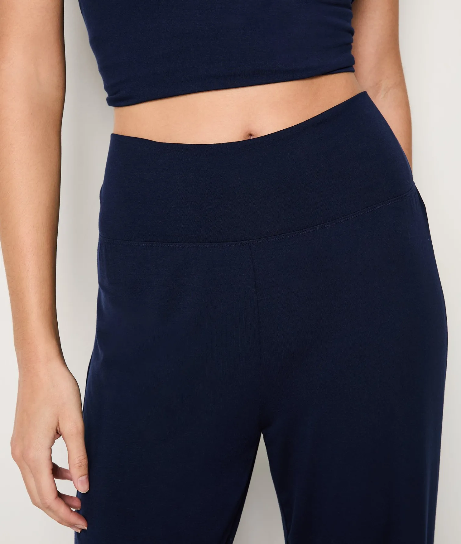 Etam Pantalon de pyjama coupe large en modale MARINE Best
