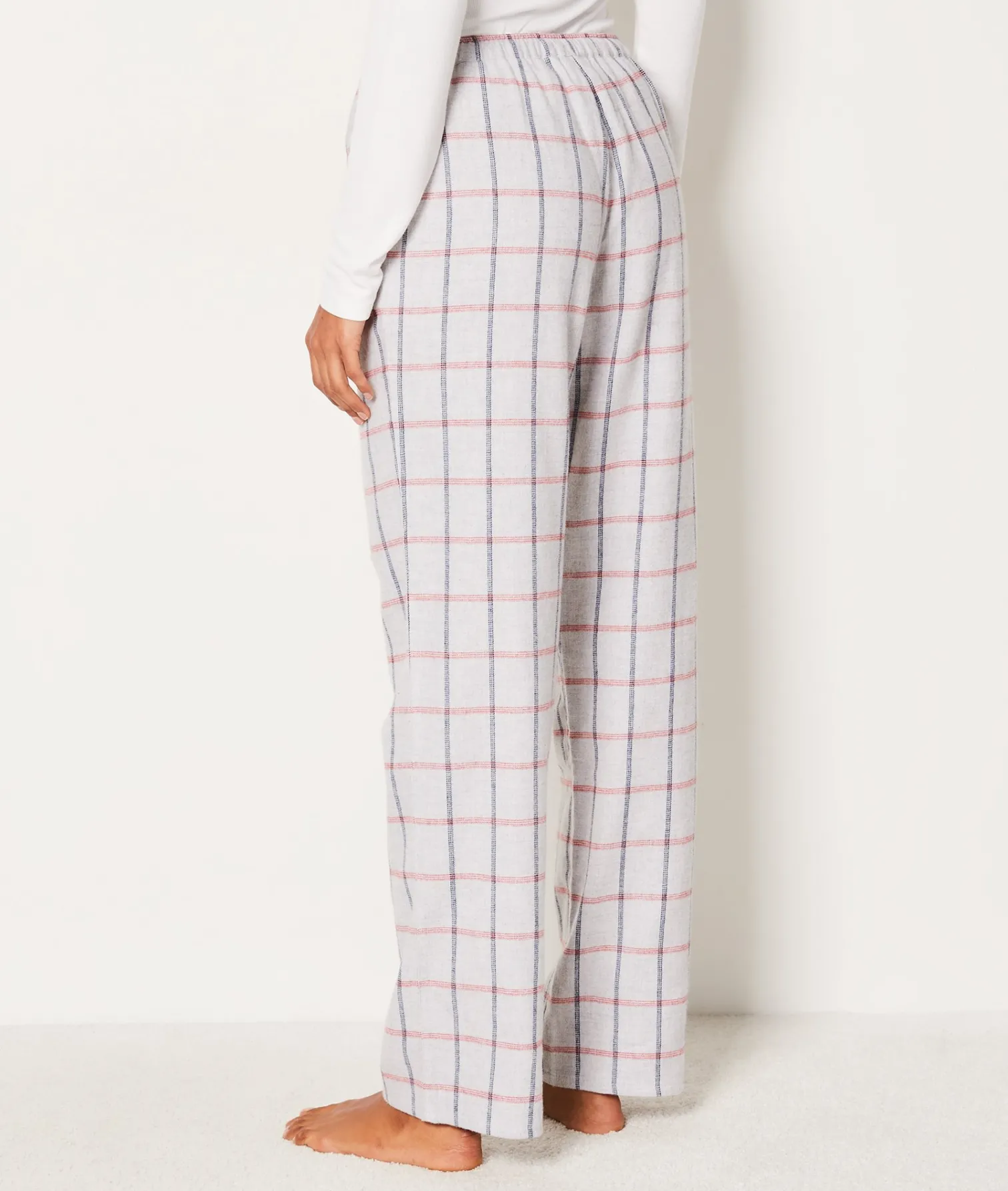 Etam Pantalon de pyjama en coton à carreaux GRIS Cheap