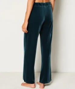 Etam Pantalon de pyjama en velours VERT New