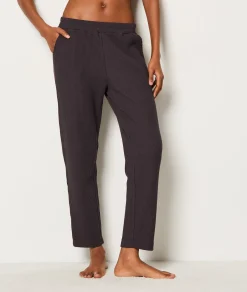 Etam Pantalon de pyjama gaufré NOIR Fashion