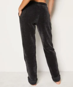 Etam Pantalon de pyjama large NOIR Fashion
