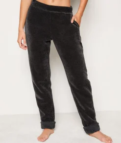 Etam Pantalon de pyjama large NOIR Fashion